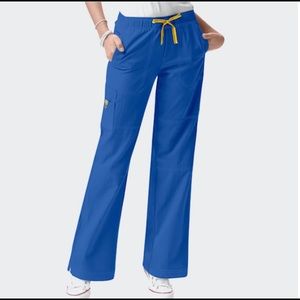 Wonderwink Royal Blue scrub pants. Size Large Petite. Good Condition
